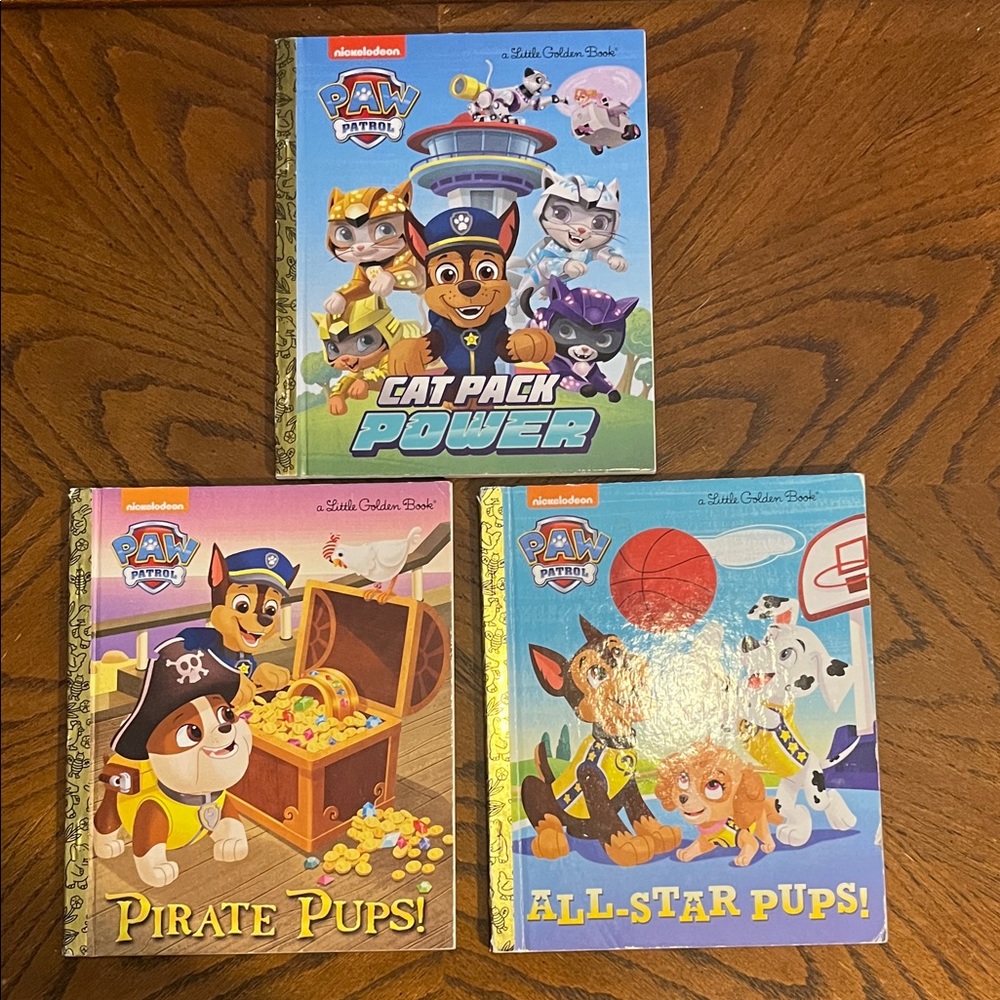 Paw Patrol kids books | set of 3 Golden Book Paw Patrol storybooks
